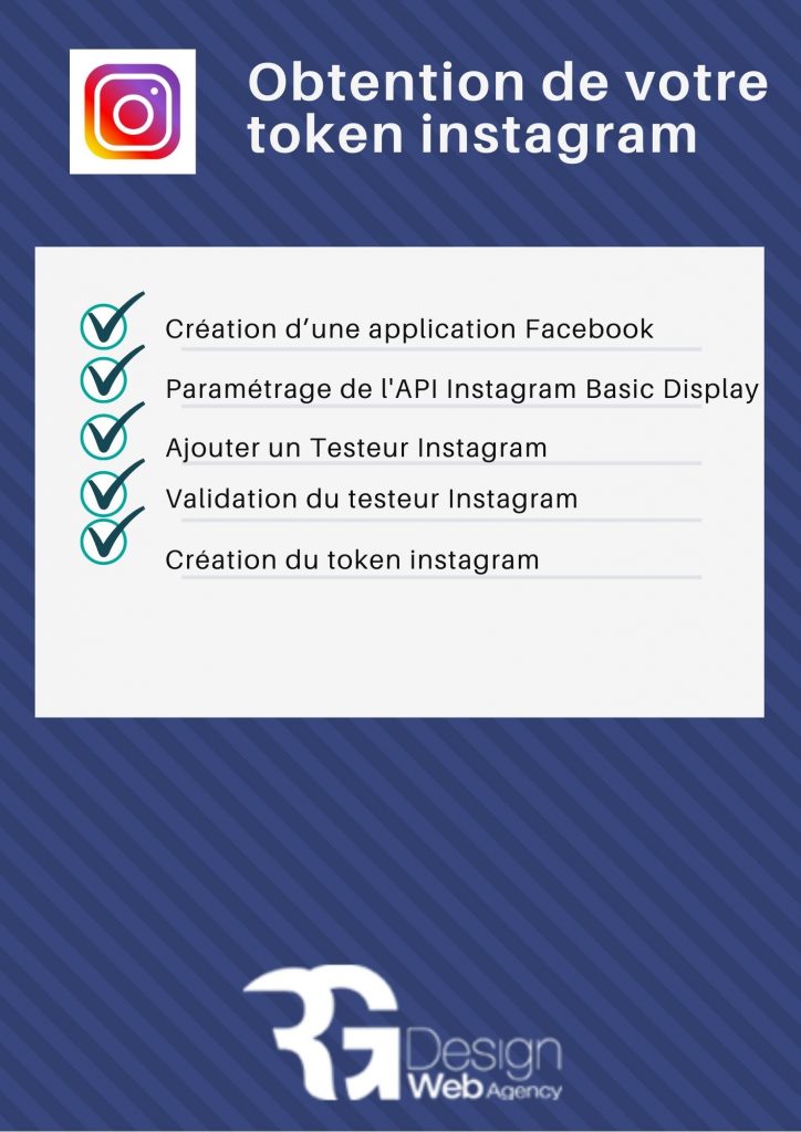 liste des étapes pour obtenir un token instagram